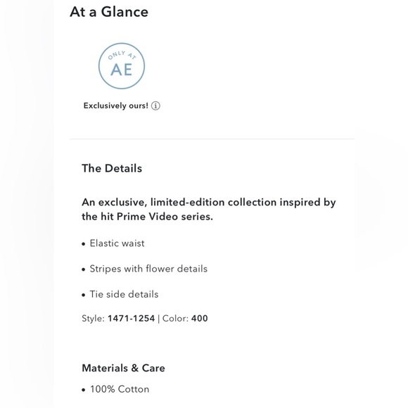 American Eagle The Summer I Turned Pretty Boxer Sleep Short - Picture 11 of 11